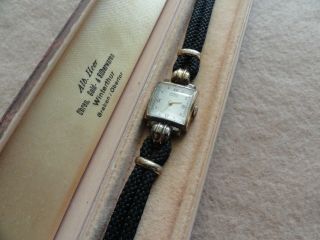 Swiss Made Alb.  Heer Winterthur Mechanical Wind Up Vintage Ladies Watch
