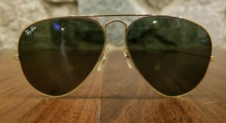 Vintage Ray Ban Aviator Sunglasses Lo205 Made In Usa