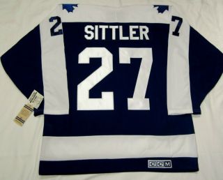 Darryl Sittler - Size Large - Toronto Maple Leafs Ccm 550 Vintage Hockey Jersey