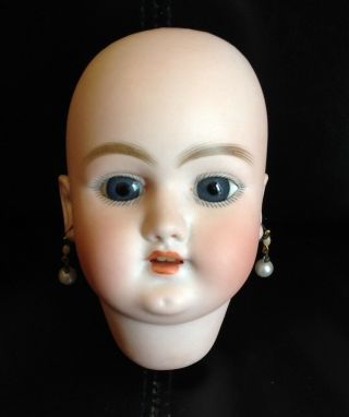 Antique German Bisque Doll Head Handwerck 109