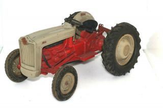 Vintage Ford Red Plastic Toy Farm Tractor