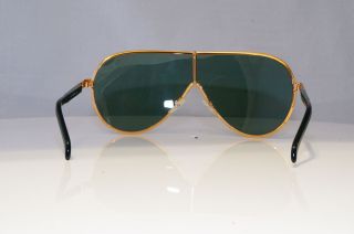 GUCCI Mens Vintage 1990 Designer Sunglasses Gold Shield PILOT GG 1650 T1R 20438 6