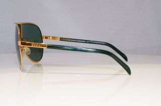 GUCCI Mens Vintage 1990 Designer Sunglasses Gold Shield PILOT GG 1650 T1R 20438 8