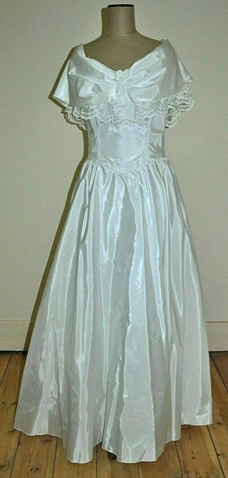 Vintage 80s Henri Josef Design Debutante,  Formal,  Wedding Dress