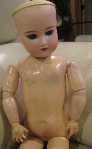 Antique 17 " German Bisque Perfect Am 390 Doll W/great Body