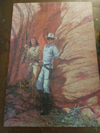 The Legend Of The Lone Ranger Jigsaw Puzzle,  Vintage 2