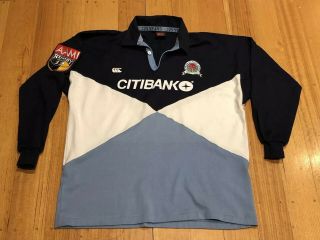Vintage Nsw Waratahs 1999 125 Years Ltd Edition Rugby Jersey / Shirt Xl Rare A,