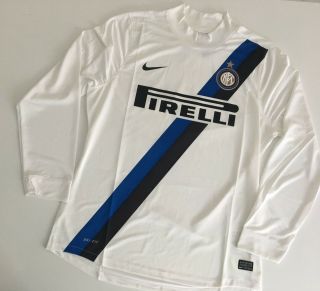 Inter Milan 2011 Away Prototype Football Shirt Xl Soccer Jersey Vintage Nike