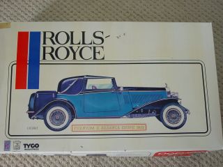 VINTAGE POCHER 1932 ROLLS ROYCE PHANTOM II SEDANCA COUPE 1/8 SCALE MODEL UNBUILT 2