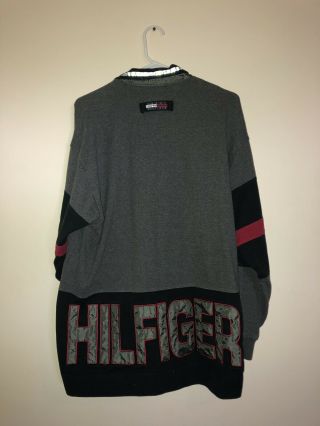 Rare Vintage 1990s Tommy Hilfiger Expedition Outdoors Rugby L/S Top Size Large L 2