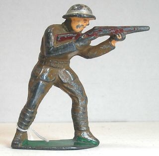 Vintage Dimestore Figures - Manoil 26 Sniper Standing (m48)