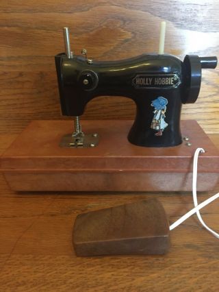 Vintage Holly Hobby Childrens Sewing Machine Parts Or Decor C 1975