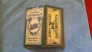 Vintage Rare 1910 John Deere Pocket Companion Ledger Notebook