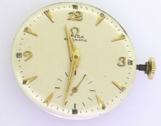 Omega vintage 14K gold elegant high fashion men ' s watch 5