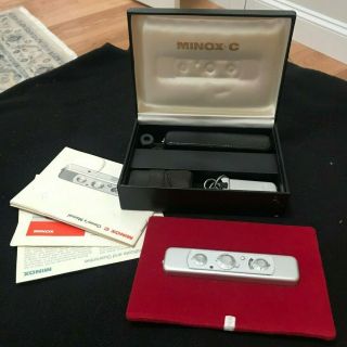 Vintage Minox C Ultra Miniature Camera Box Inserts Manuals And Box
