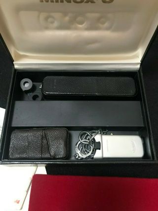 Vintage Minox C ultra miniature Camera Box Inserts Manuals and Box 8
