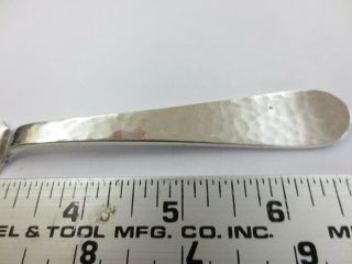 Allan Adler Mid Century Hammered Sterling BUTTER KNIFE ARTS AND CRAFTS 4