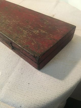 Vintage Greenfield No.  5 Tap & Die Screw Plate Set Wood Box 7 Sizes 8