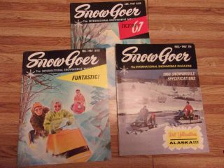 Snow Goer Magazines 1967