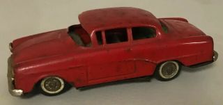 Vintage Tin Litho Metal Friction Toy Car