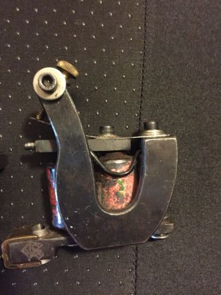 Vintage Left Handed Iron Work Horse Tattoo Machines 3