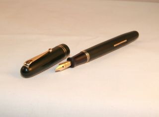 Vintage Mabie Todd Swan Self Filler 3240 Fountain Pen - Extra Broad Nib - C1949