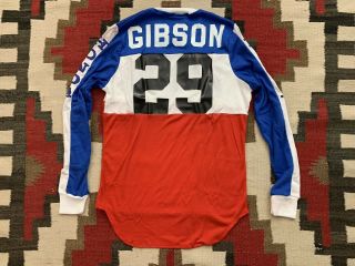 Rare Vintage Jim Gibson 1980’s Honda Team Rider Motocross Long Sleeve Jersey M