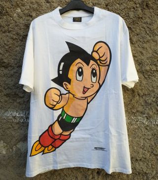Vintage Rare 90s Astro Boy Mighty Atom Japanese Manga Tezuka Productions T - Shirt