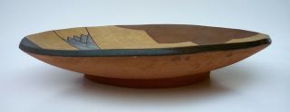 Vintage Modernist Japanese? Studio Pottery Burlap Bowl Centerpiece - Large 3