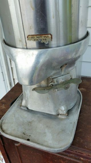 Vintage Sno - master Snow Cone Ball Machine Very Rare Commerical Tall 5
