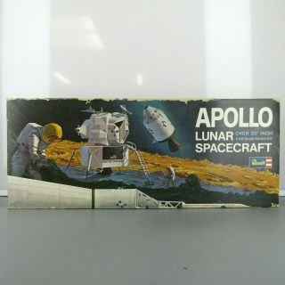 Vintage Revell 1967 Apollo Lunar Spacecraft 1/48 Scale Model Kit H - 1838:600