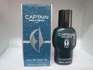 Vintage Captain Molyneux Eau De Toilette Splash 4.  2 Fl Oz/125 Ml Men