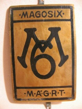 Extremely rare Magosix M.  Á.  G.  R.  T.  radiator emblem 1928 - 1932 Old - Timer 4