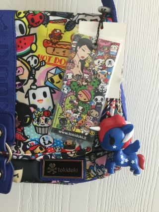 Tokidoki American vintage Messenger Bag / crossbody With Tags RARE unicorn 3