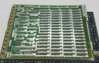Vintage circuit board with 75 Gold Cap IC Chips.  Scrap Gold Recovery 3