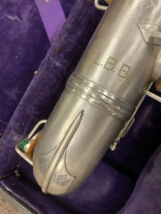 Antique Vintage 1914 CG Conn Sax Saxophone for repair/needs cleaned pads, 8