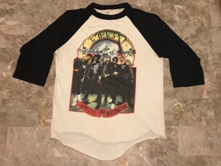 Vtg 1988 Guns N Roses Welcome To The Jungle Thin Jersey Usa Tour T - Shirt Sz S/m