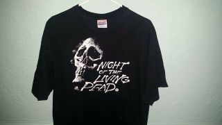 Rare Vintage 90s Night of the Living Dead Horror Movie T - Shirt - Size XL Hanes Tag 2