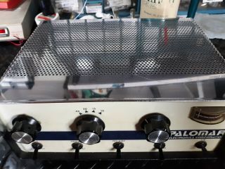 Vintage Palomar 300A tube Linear Amplifier with power supply Ham Radio Base 2