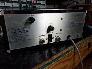 Vintage Palomar 300A tube Linear Amplifier with power supply Ham Radio Base 5