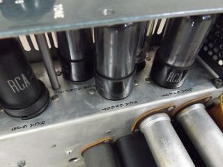 Vintage RCA Tube Amplifier Amp HiFi Guitar 6V6 2