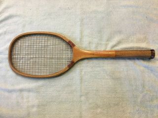 Vintage tennis racket,  Geo.  G.  Bussey & Co. ,  circa 1935,  gut strings 2