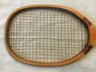 Vintage tennis racket,  Geo.  G.  Bussey & Co. ,  circa 1935,  gut strings 3