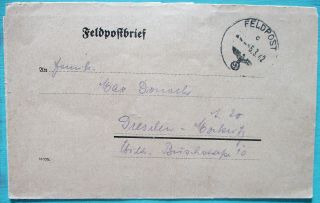 Translated German Fieldpost Letter - Panzer Regiment - Partisans Dead Comrade