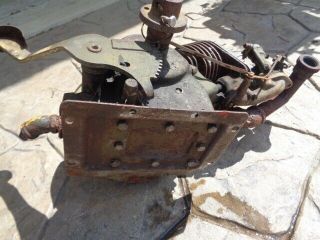 Antique Vintage Johnson Iron Horse stationary engine / Hit & Miss,  Kick Start 8