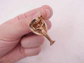 9ct Gold Heavy Vintage 1966 World Cup Large Charm/ Pendant,  6 Grams,  9k 375