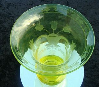 Rare Pairpoint Osirus Vase Canaria Yellow 6