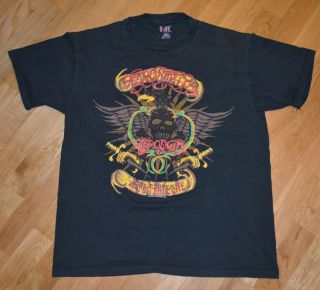 1993 Aerosmith Vintage Rock Concert Tour T - Shirt (l/xl) Joe Perry Steven Tyler