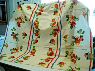 Vintage Mid Century Retro Kitchen Dish Towels Cloths? Table Cloth? Tagged