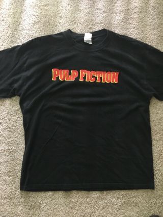 Vintage Sz Xl Pulp Fiction 90s Graphic T Shirt Movie Promo “bring Out The Gimp”